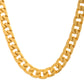 VOJ Gold Polished Stainless Steel Thick Linked Chain - Swadesiicart