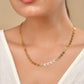 VOJ Gold Polished Stylish Butterfly Shaped Chain - Swadesiicart