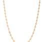 VOJ Gold Polished Oval Shaped Minimal Chain For Women - Swadesiicart