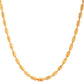VOJ Gold Polished Stainless Steel Classic Chain - Swadesiicart