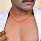 VOJ Men Gold Polished Round Classic Chain - Swadesiicart