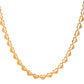 VOJ Heart Shaped Stainless Steel Gold Polished Chain - Swadesiicart