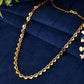 VOJ Heart Shaped Stainless Steel Gold Polished Chain - Swadesiicart