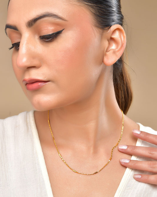 VOJ Pipe Shaped Classic Chain For Women - Swadesiicart