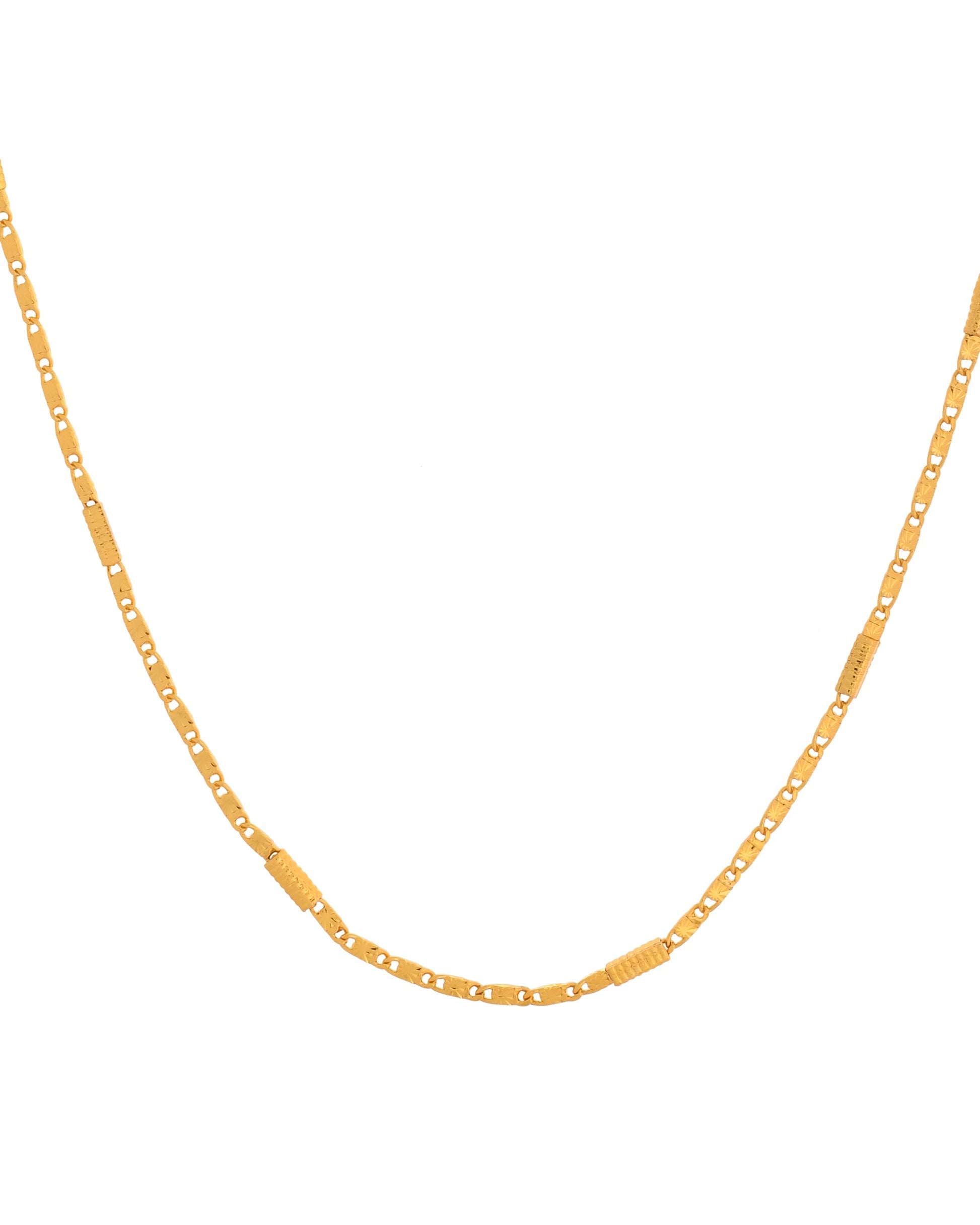 VOJ Pipe Shaped Classic Chain For Women - Swadesiicart