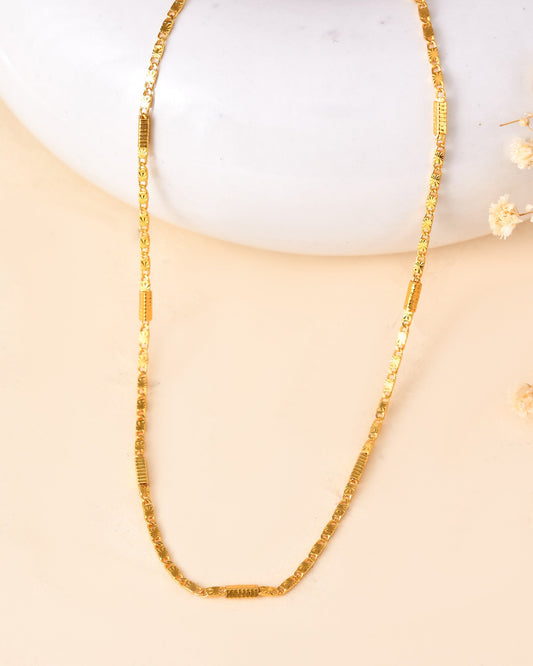 VOJ Pipe Shaped Classic Chain For Women - Swadesiicart