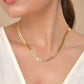 VOJ Leaf Shaped Minimal Chain For Women - Swadesiicart