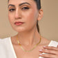 VOJ Leaf Shaped Minimal Chain For Women - Swadesiicart