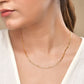 VOJ Women Stainless Steel Gold Polished Minimal Figaro Link Chain - Swadesiicart