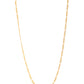 VOJ Women Stainless Steel Gold Polished Minimal Figaro Link Chain - Swadesiicart