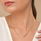 VOJ Stainless Steel Gold Polished Minimal Link Chain For Women - Swadesiicart