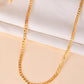 VOJ Stainless Steel Gold Polished Minimal Link Chain For Women - Swadesiicart