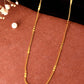VOJ Women Stainless Steel Gold Polished Minimal Pipe Chain - Swadesiicart