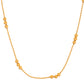 VOJ Women Gold Polished Stainless Steel Minimal Ball Chain - Swadesiicart