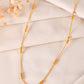 VOJ Women Gold Polished Stainless Steel Minimal Ball Chain - Swadesiicart
