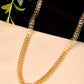 VOJ Women Gold Polished Stainless Steel Minimal Leaf Chain - Swadesiicart