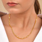 VOJ Gold Polished Minimal Chain For Women - Swadesiicart