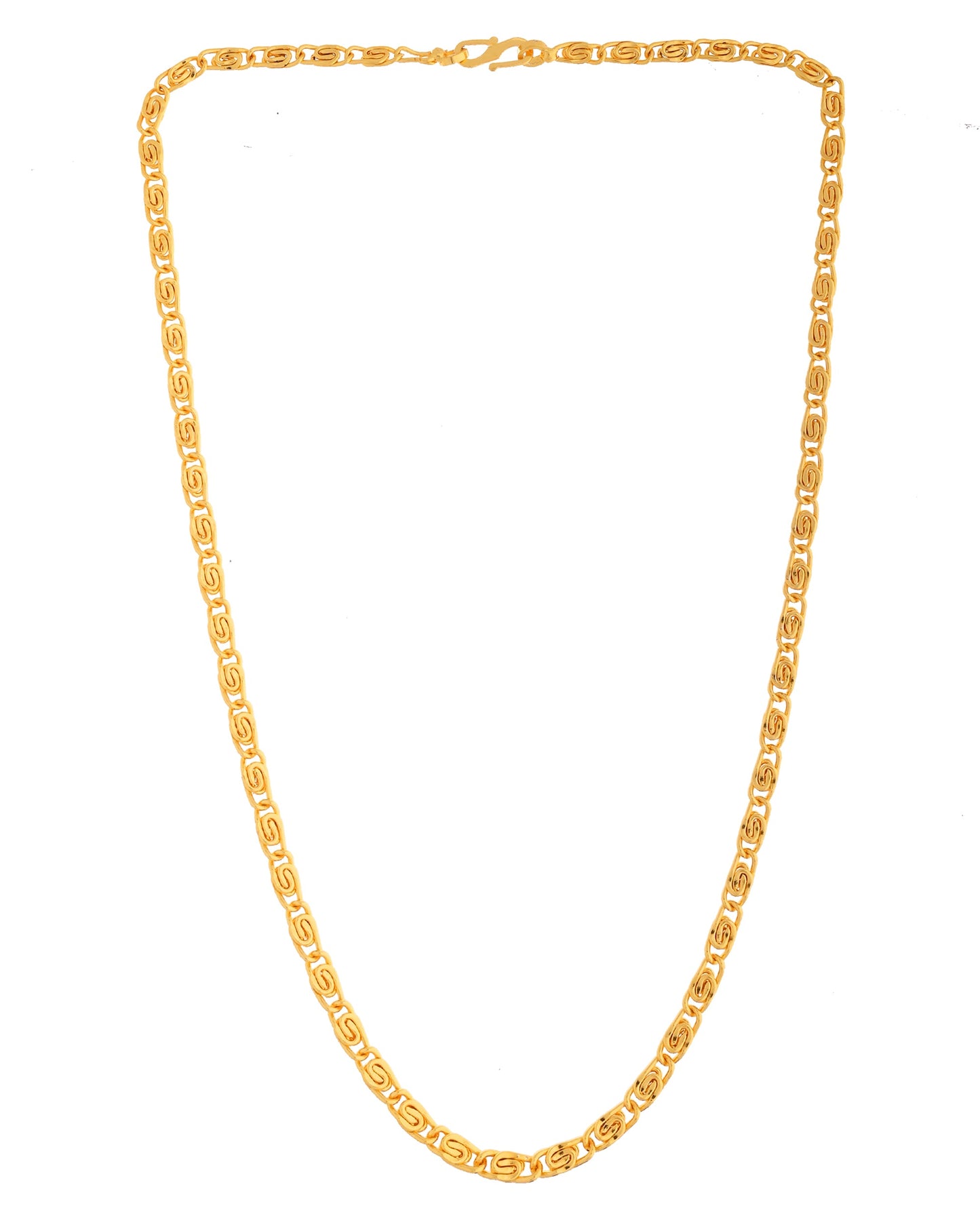 VOJ Gold Polished Minimal Chain For Women - Swadesiicart