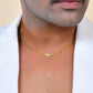 VOJ Gold Polished Classic Stainless Steel Chain - Swadesiicart