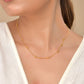 VOJ Gold Polished Minimal Stainless Steel Chain - Swadesiicart