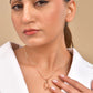 VOJ Rose Gold Polished Chain With Designer Pendant - Swadesiicart