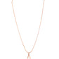 VOJ Rose Gold Polished Chain With Designer Pendant - Swadesiicart