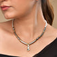 VOJ Silver Plated Elegant Stainless Steel Designer Necklace | Swadesiicart