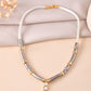 VOJ Silver Plated Elegant Stainless Steel Designer Necklace | Swadesiicart