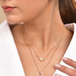 VOJ Gold Polished Multi Layer Pearl Studded Designer Chain - Swadesiicart