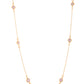 VOJ Gold Polished Women Pearl Studded Stainless Steel Chain - Swadesiicart