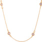 VOJ Gold Polished Women Pearl Studded Stainless Steel Chain - Swadesiicart
