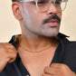 VOJ Men Dual Toned Pipe Shaped Stainless Steel Chain - Swadesiicart