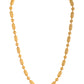VOJ Men Gold Polished Drop Studded Elegant Chain - Swadesiicart