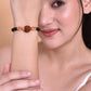 VOJ Rudraksh Black Beaded Elasticated Bracelet - VOJ (Valley Of Jewellery)