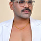 VOJ Men Pipe Shaped Gold Polished Chain - Swadesiicart