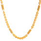 VOJ Men Pipe Shaped Gold Polished Chain - Swadesiicart