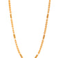 VOJ Men Pipe Shaped Gold Polished Chain - Swadesiicart