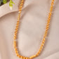 VOJ Men Pipe Shaped Gold Polished Chain - Swadesiicart