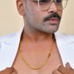 VOJ Men Designer Stainless Steel Gold Polished Classic Chain - Swadesiicart