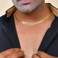 VOJ Gold Polished Minimal Chain For Men - Swadesiicart