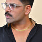VOJ Gold Polished Minimal Chain For Men - Swadesiicart