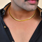 VOJ Gold Polished Stainless Steel Chain For Men - Swadesiicart