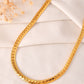 VOJ Gold Polished Stainless Steel Chain For Men - Swadesiicart