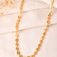 VOJ Gold Polished Geometrical Shaped Stainless Steel Chain For Women - Swadesiicart