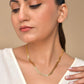 VOJ Gold Polished Filled Leaf Shaped Chain For Women - Swadesiicart