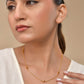 VOJ Gold Polished Minimal Designer Chain For Women - Swadesiicart