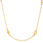 VOJ Gold Polished Minimal Designer Chain For Women - Swadesiicart