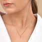 VOJ Rose Gold Polished Chain With Small Circular Pendant - Swadesiicart