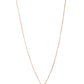 VOJ Rose Gold Polished Chain With Small Circular Pendant - Swadesiicart