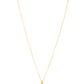 VOJ Gold Polished Chain With Fish Shaped Stone Studded Pendant - Swadesiicart